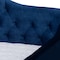 Baxton Studio Perry Blue Velvet Upholstered and Button Tufted Full Size Daybed 156-9453 - alternate 6